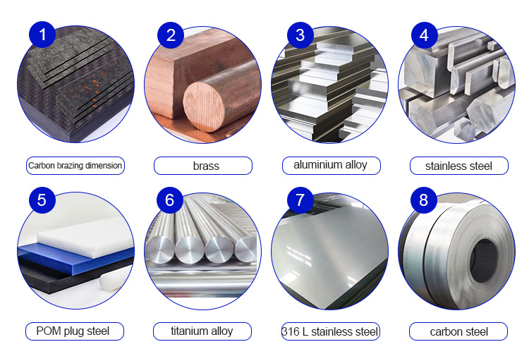 Zinc Alloy Small Brass CNC Machining Turning Parts Aluminum Fabrication Custom Wood Works