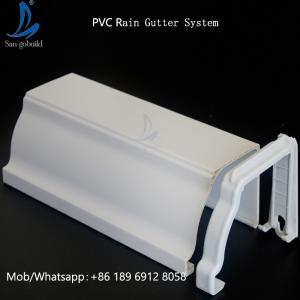 China Roofing Materials Whosale PVC Rain Gutter Malaysia/Philippines/Kenya wholesale