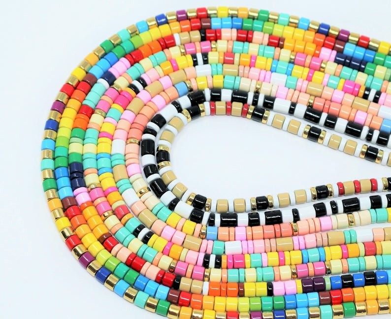 Porcelain glaze coated Enamel Charm Necklace with high hardness