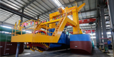 Split Design Submersible Dredge , Portable Dredge Easy Transport 45kw Emergency Generator