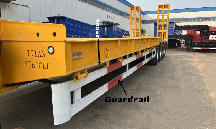Used 4 Axle 100 Ton Low Loader Trailer for Sale in Mauritius