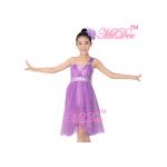 China Elegant Modern Lyrical Lilac Dance Costumes Wedding Bridesmaid Dresses for sale