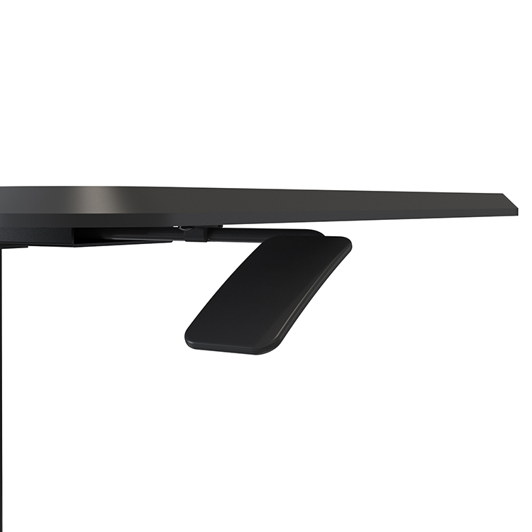 Modern Work Office Desk PANEL Wood Style Height Adjustable Coffee Table with Wheels