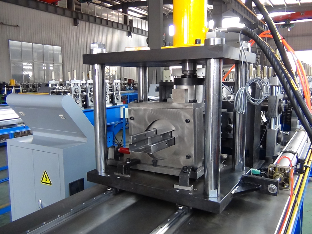 Corrugated Steel Shelf Panel Rolling Forming Machine PLC control