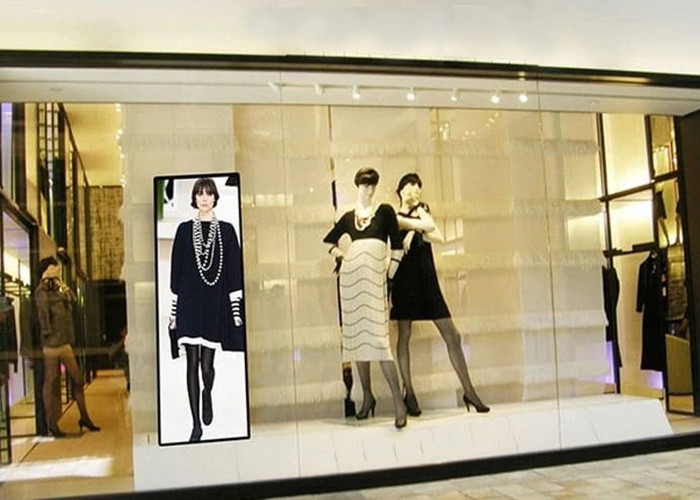 Folding Poster LED Display Background Movable Signage WIFI 4G Network