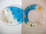 polyresin toilet seat cover,MDF toilet seat,PP toilet seat,sea star,shell