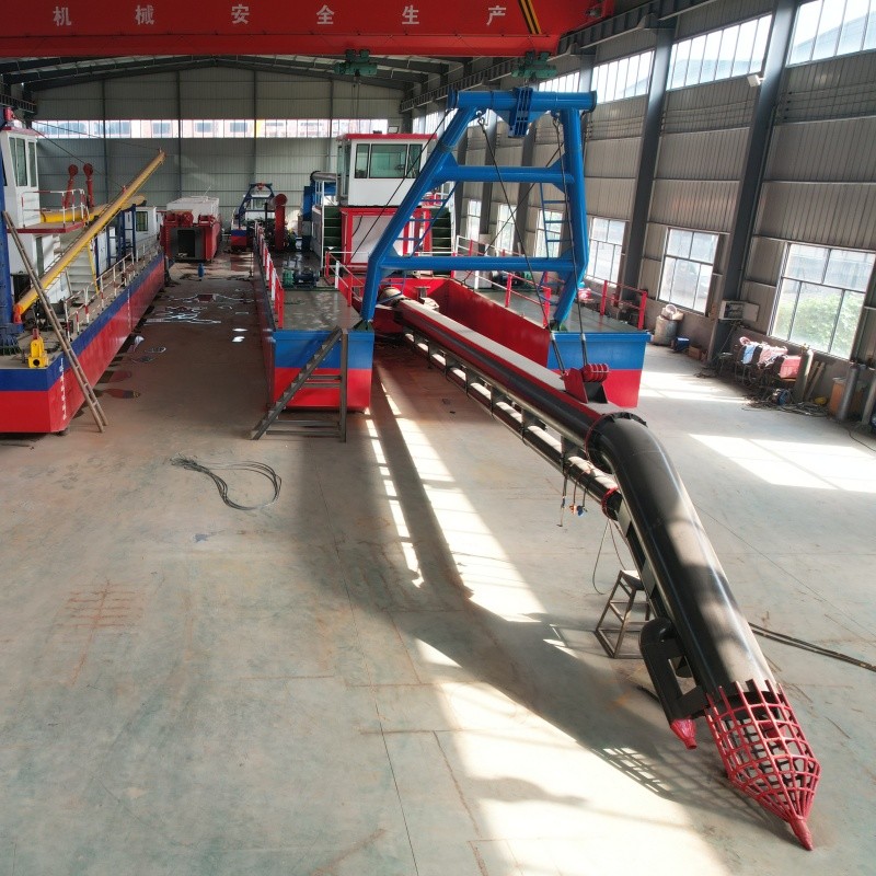 12 Inch Sand Pumping Ship With Diesel Engine For Lake Sand Mining