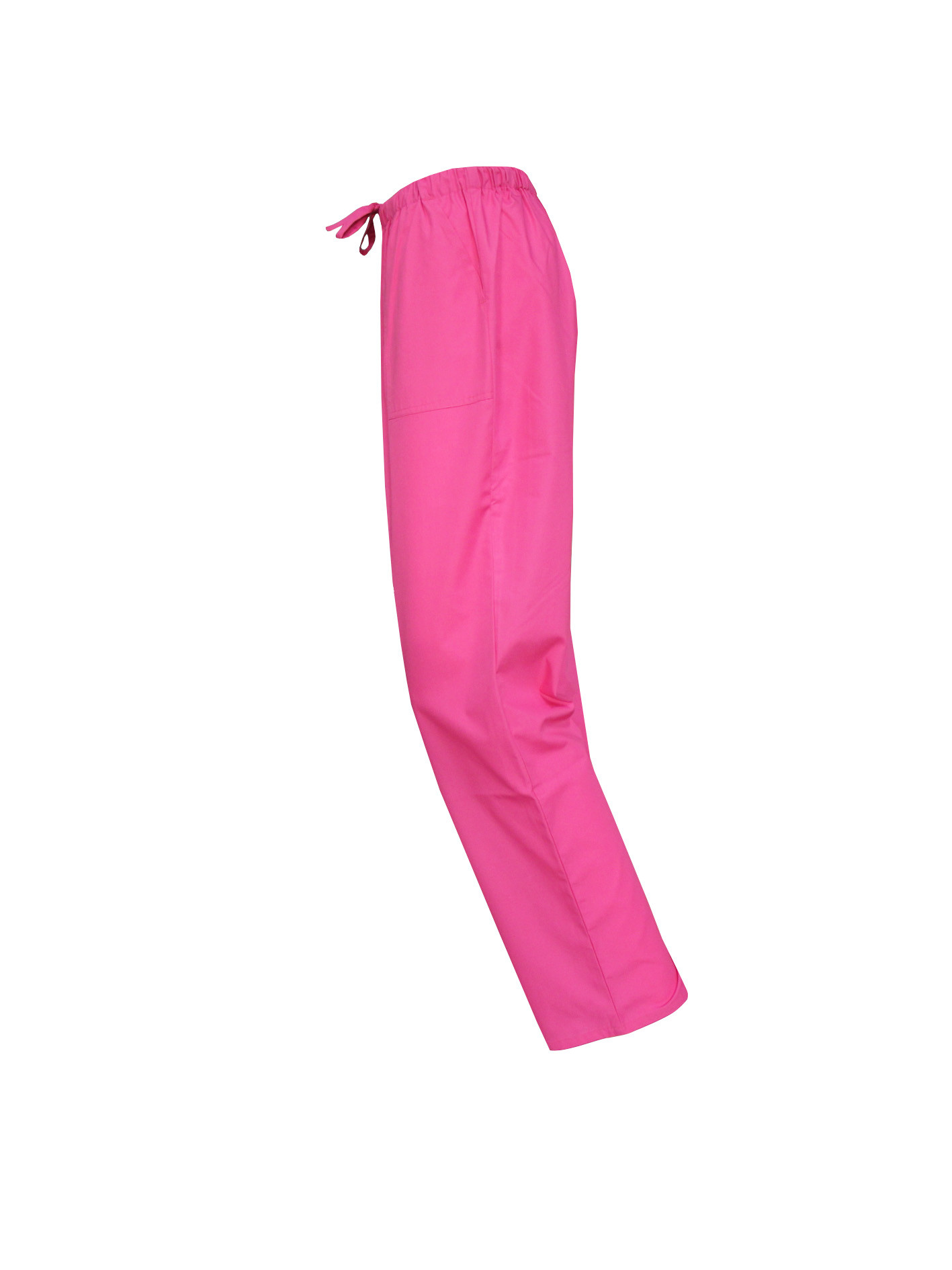 Cotton Rose Red Medical Scrubs Jogger Pants 65 Percent Polyester 35 Percent Cotton