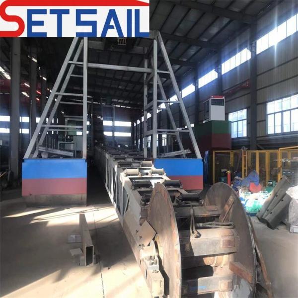 New Design Chain Bucket Excavating Mining Dredger for River Gold