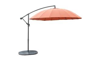 China Sun Resistant Garden Banana Parasol Umbrella , Cantilever Banana Parasol wholesale