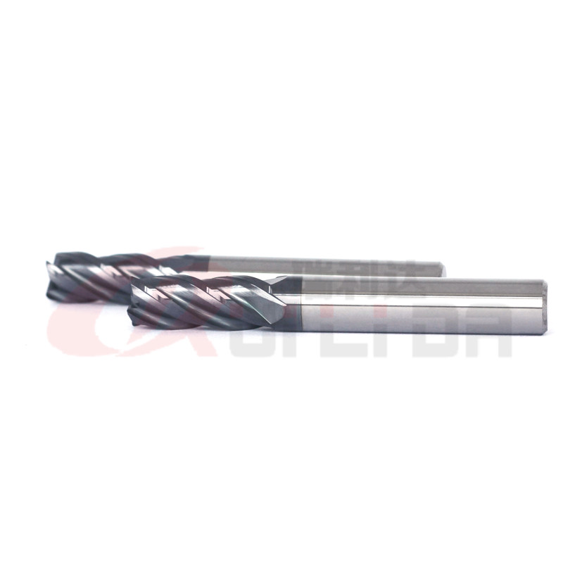 1/4" 1/2" 3/8" Radius Corner Rounding End Mill Cutters HRC50 4Fl Nano Black Coating