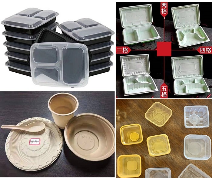 Multi Screw Biodegradable Plates Machine Bran Rice Husk Tableware Making Machine