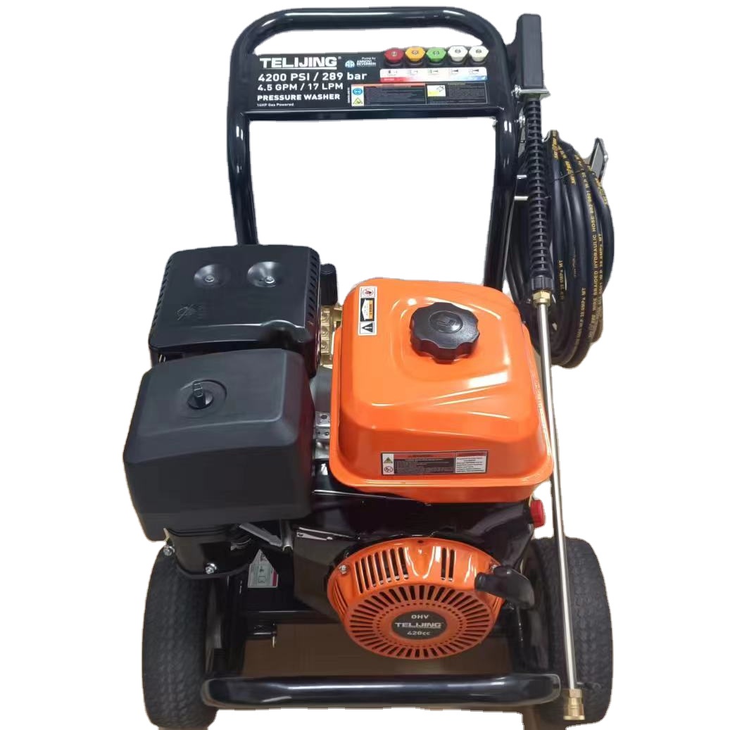 4200psi/263nar Gasoline High Pressure Car Washer with Recoil Starter and TJ190F Engine