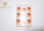 Self Adhesive Custom Printable Label Stickers Clear PET Material Stickers