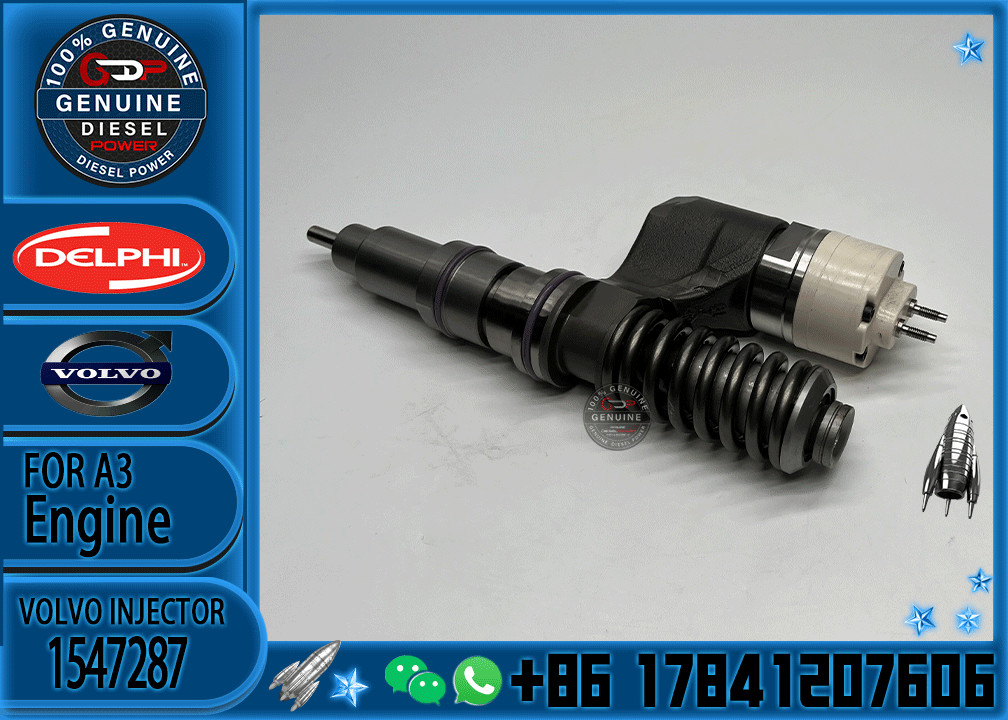 Diesel Engine Fuel Common Rail Injector 1547287 8170998 BEBE4B12003 BEBE4B12004 3155040 RE517661 for VOL D12