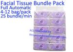 Full Automatic 12 Bags / Pack Facial Tissue Packing Machine