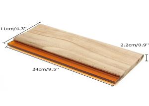 China 75 Durometer Wooden Screen Printing Squeegee Ink Scraper 25*5 wholesale