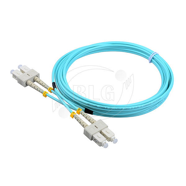 Duplex 2.0mm Passive Fiber Optic Patch Cord For Telecommunication Network