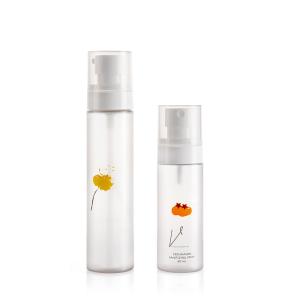 China Recyclable Empty Plastic Cosmetic Bottles Frosted Finish For Skincare wholesale