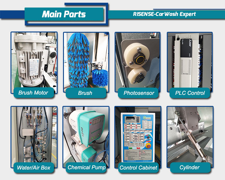 Support OEM -Chic Design Style Automatic Car Wash Machine for North/South America