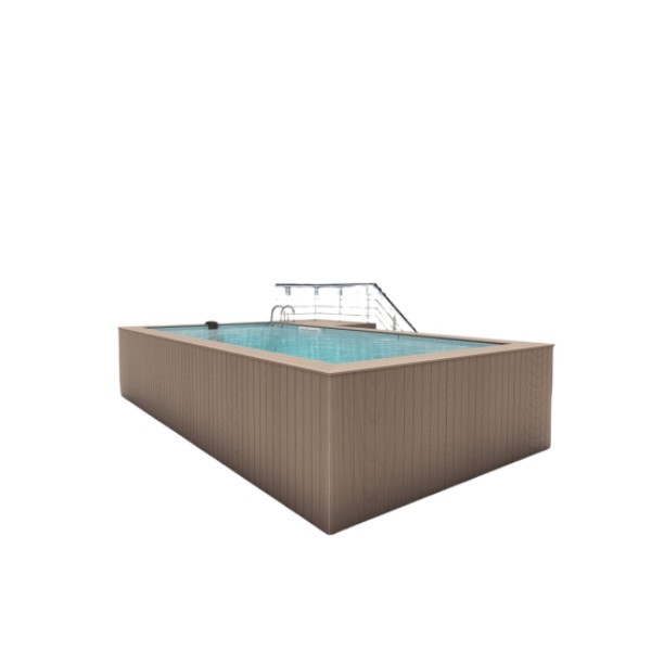 Clear Acrylic Panel Aupool Portable Outdoor Freestanding Container Luxury House