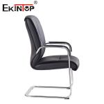 Comfortable PU Leather Office Chair Without Casters Commercial Furniture