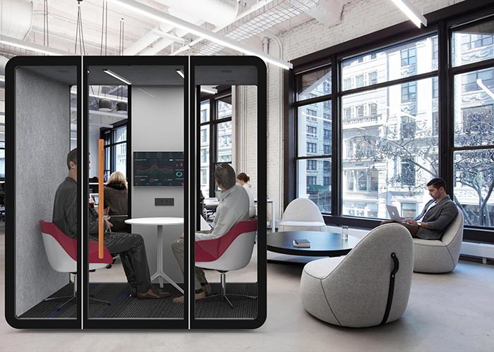 Model L Office Pods Large Soundproof Booth Seamless Meetings And Seamless Creativity