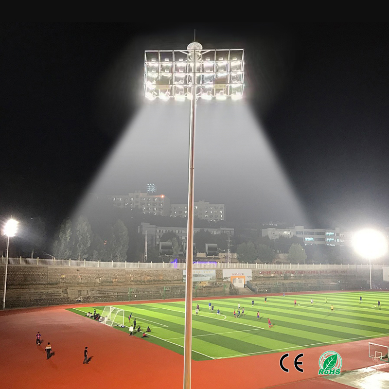 150000lm LED High Mast Light 1000W Tennis Court Flood Lights For Outdoor