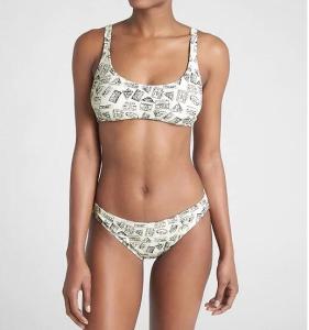 China Adjustable Halter Print Bikini Top wholesale
