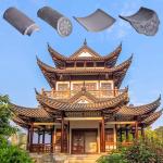 Traditional Chinese Temple Roof Tiles Antique Clay Roof Tile Maintenance And