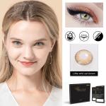 Little Wild Cat Brown Green Amber Contact Lenses Blue Prescription Contacts