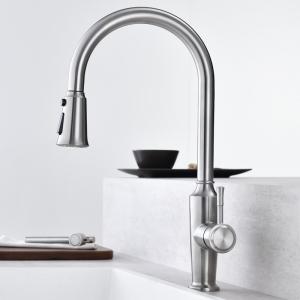 China SUS304 Stainless Steel Touchless Sensor Kitchen Faucet wholesale