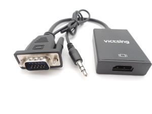China PVC Jacket Aluminum 0.2M Vga To Hdmi Converter Adapter wholesale