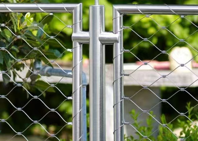 7*7 Bird Aviary Rope Netting Stainless Steel Cable Mesh For Bird Cages