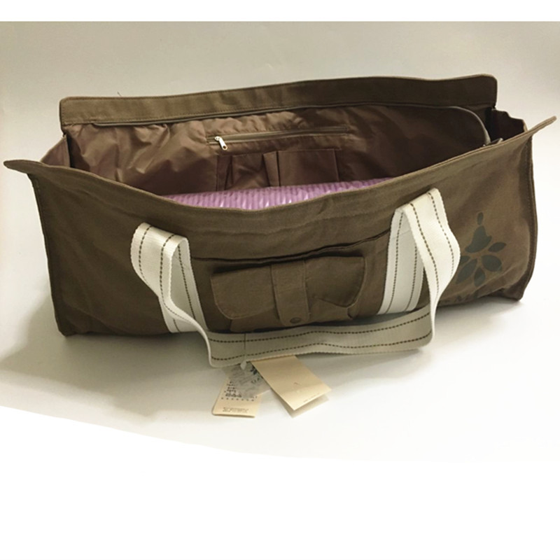 Fashion Yoga Mat Carry Bag / 100% Cotton Single Shoulder Yoga Bag