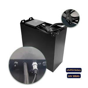China Lithium 300Ah 24V Forklift Flt Battery Fast Charge LiFePO4 Lift Truck Battery wholesale