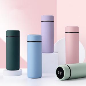 China Smart Vacuum Insulated Water Bottle With Led Temperature Display on sale