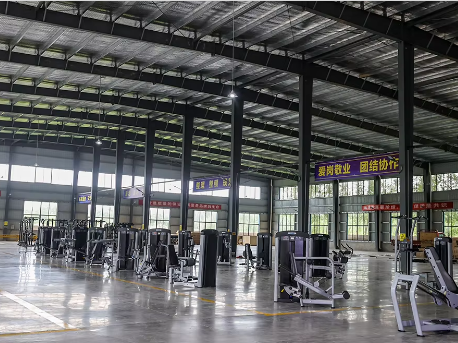 Commercial Double Layer Dumbbell Rack Steel Rubber Plate Fitness Equipment
