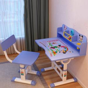 China Student Reading Table And Chair Study Writing Desk Cartoon 68x42x70cm wholesale
