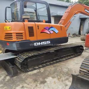 China Doosan hot sale Mini excavator used doosan ex55 Second hand hydraulic crawler excavator DOOSAN DH55 Korea origin wholesale
