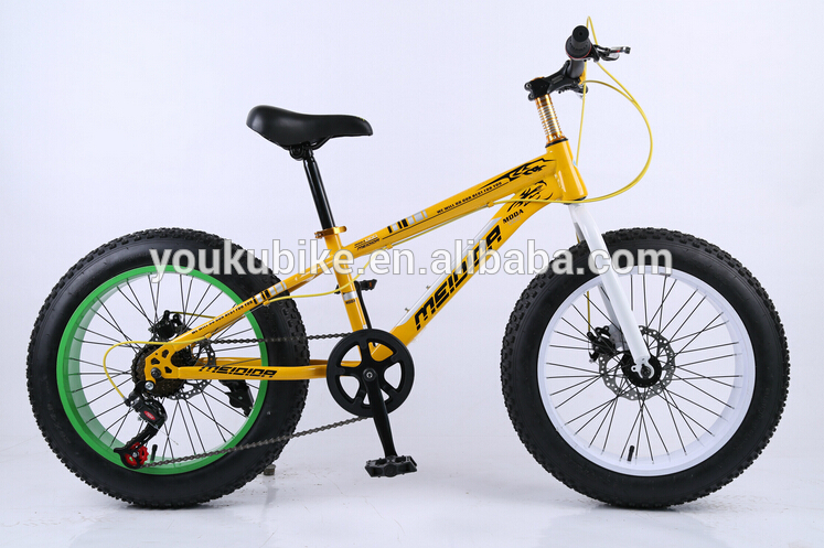 Height 198cm Sledge Wheel Steel 26 Inch Fat Tire Bike