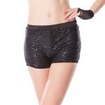 Metallic Edged Dance Wear Accessories Gym Sequin Dance Shorts For Sports