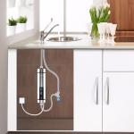 Tankless Bathroom Hot Water Tap instant Electric Shower Heater Faucet 3500-5500W