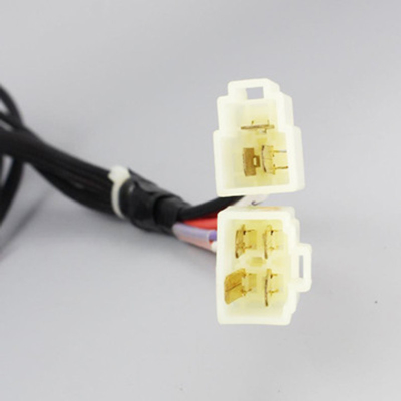 Black EV Battery Wire Harness Electric Start Power Cord