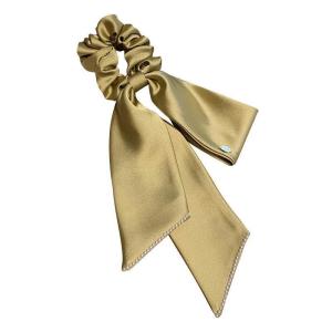 China French streamer scrunchies elegant Satin Hair Tie wholesale