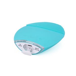 China Electric Sonic Silicone Facial Cleansing Brush Waterproof Blue Color Custom wholesale