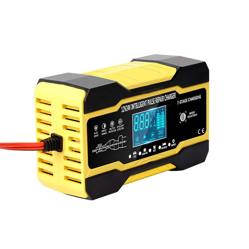 12V 24V 15A 7 Stage Intelligent Pulse Charger For Lead Acid Battery