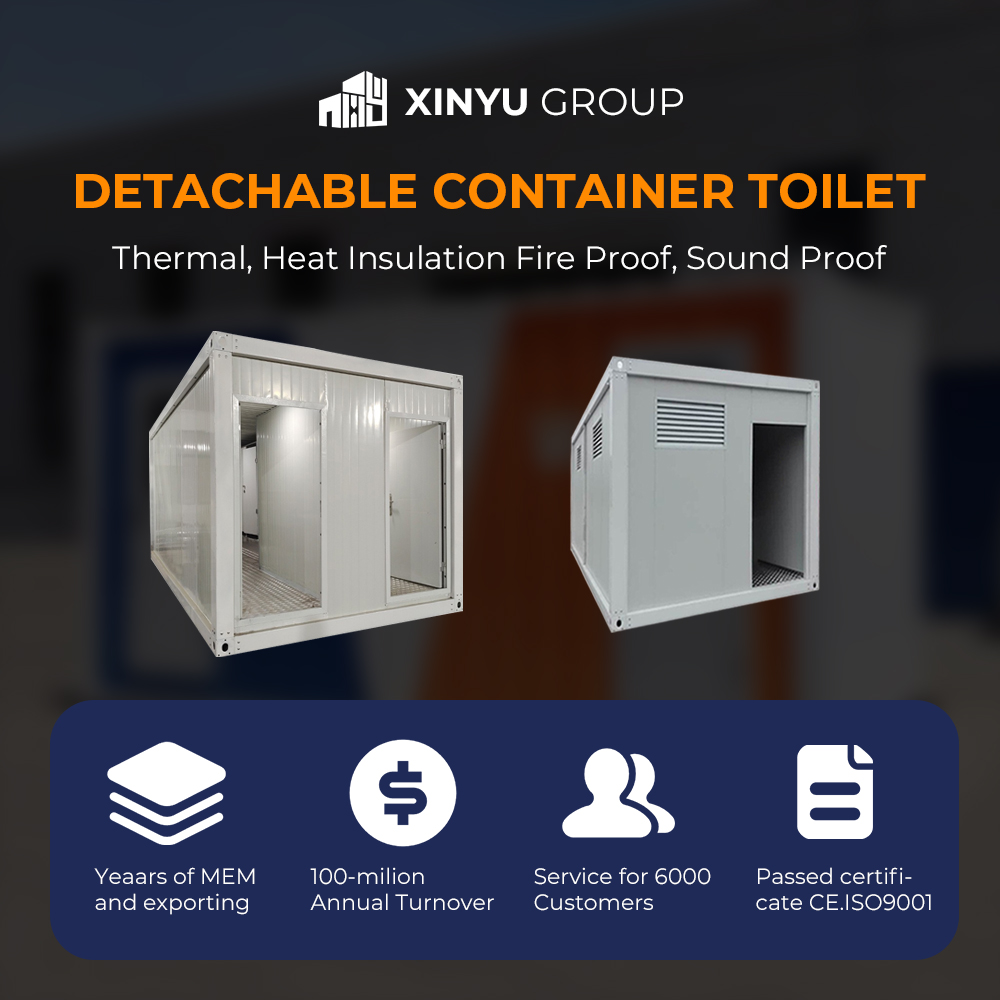 Portable Toilet Outdoor Bathroom Trailer Toilet Mobile Portable Breathable Roof Top Roof Water Proof Popular for Customized
