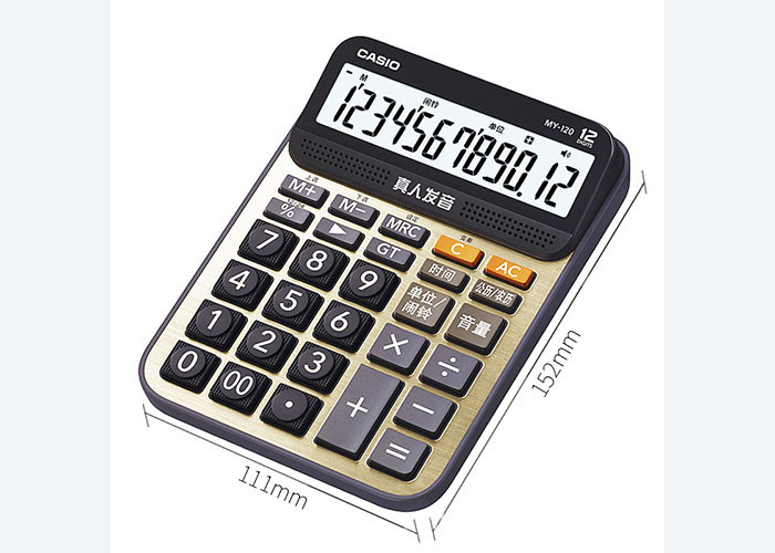For Authentic Casio/ Casio MY-120 with Voice Sound Calculator Desktop trumpet sound music computer
