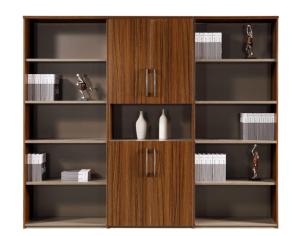 China Wooden Home Filing Cabinet , Black Wood File Cabinet 800*400*2000Hmm Size wholesale